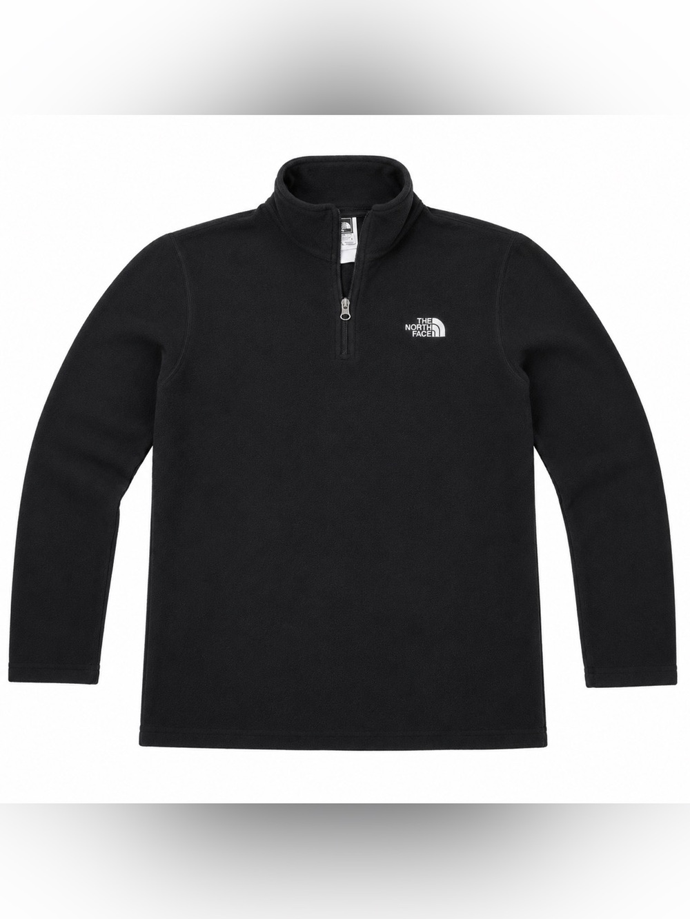 The North Face Boys Large Black Quarter Zip Fleece Pullover